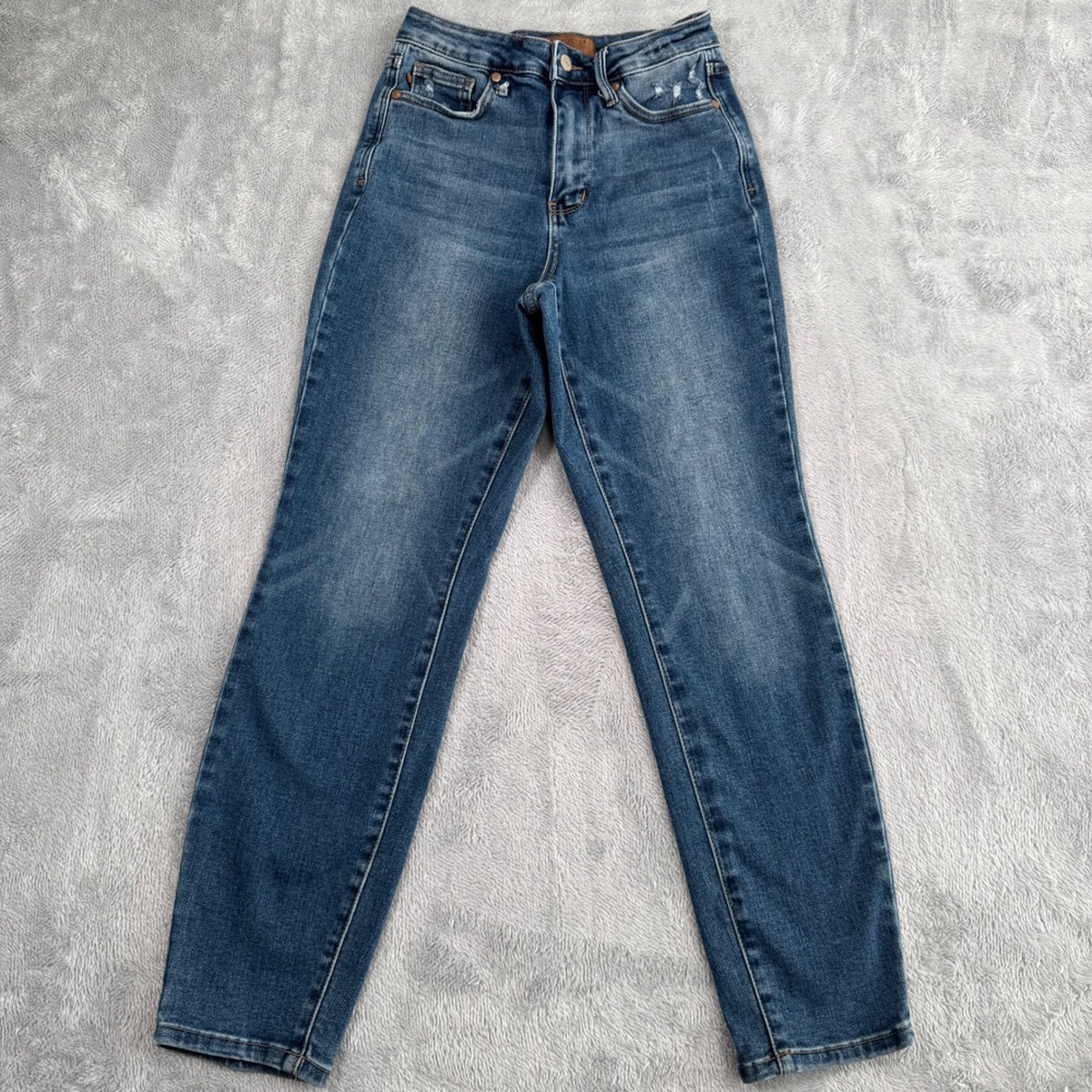Judy Blue Jeans Womens 3/26 Tummy Control High-Waist Slim Jean JB88776 DK